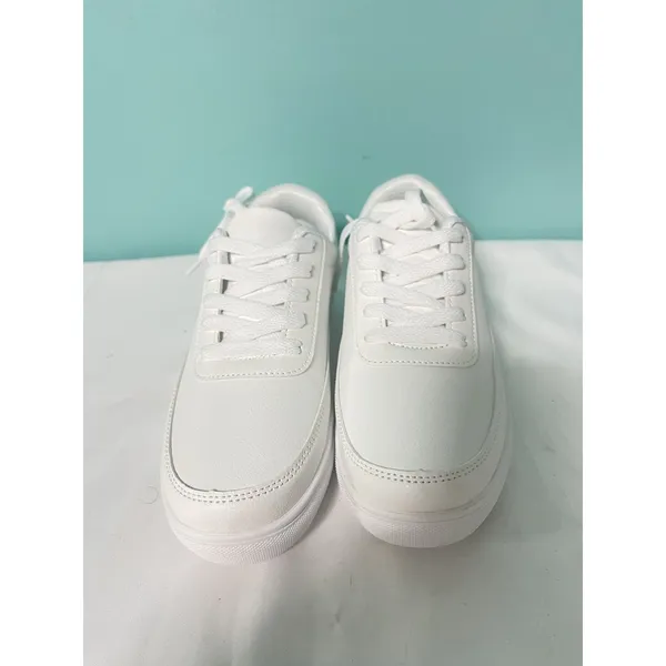SHEIN Women's White Fly Leather Sports Trainers Breathable Size‎ 38 (5.5) New - Image 3