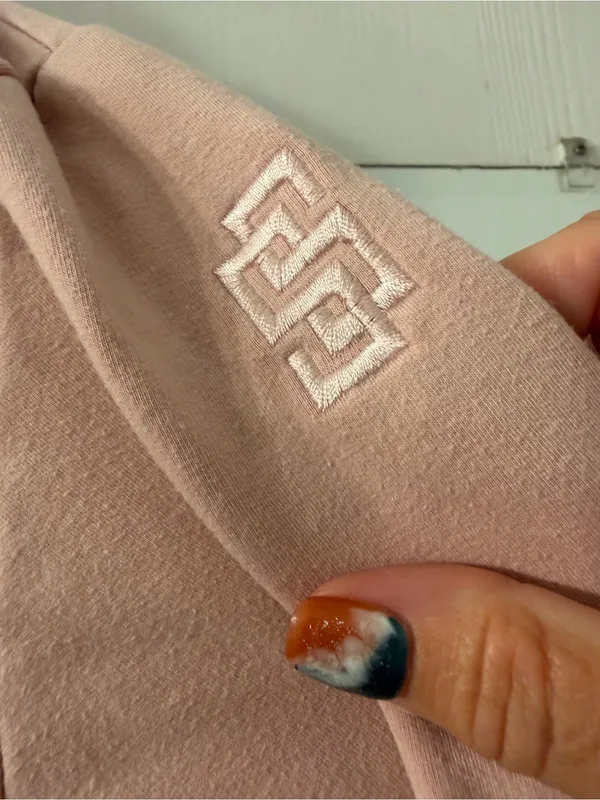 Sownsmith Blush Pink Hooded Sweatshirt Size XL - Image 3