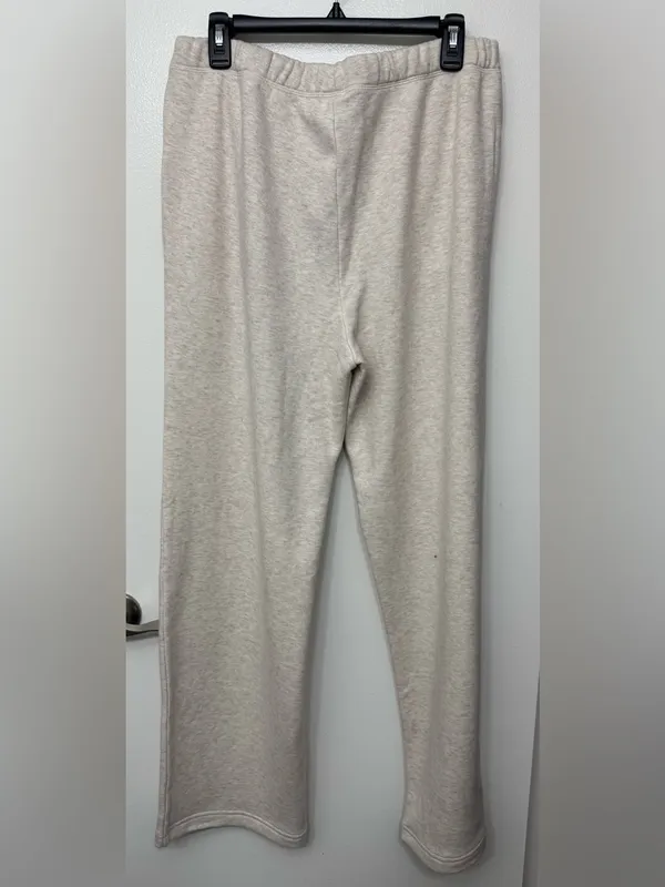 NWT Skims Cotton Fleece Straight Leg Pants | Cozy Lounge Sweatpants | Casual - Image 2