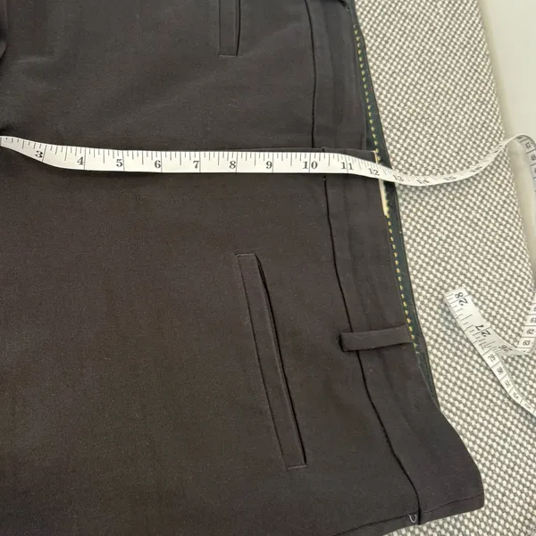 Anthropologie Maeve Black The Essential Slim Kick Flare Pants Size 16 - Image 14