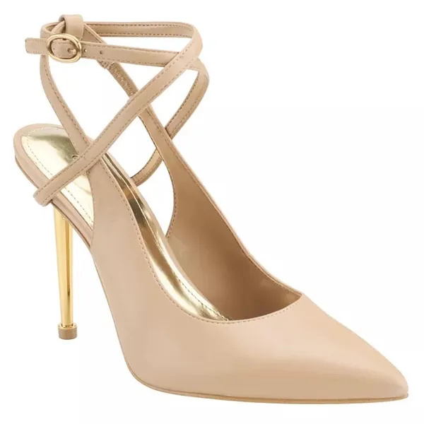 NEW GUESS Women's Staton Dress Pumps TAN, FAUX LEATHER - Image 2