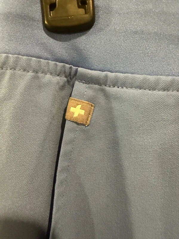 FIGS Zamora Jogger Scrub Pants Ceil Blue - Image 7