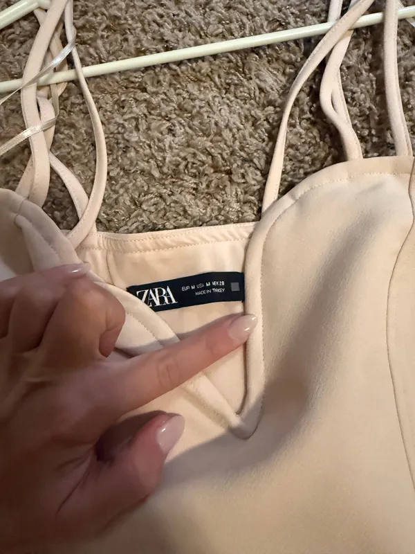 Zara shirt crème mini dress! - Image 2