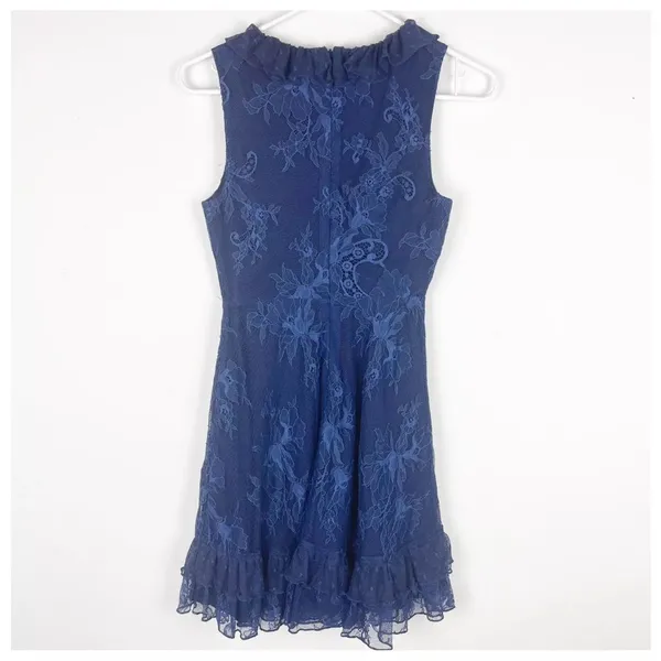 Lovers + Friends Maren‎ Mini Dress in Bright Navy, Size S - Image 3