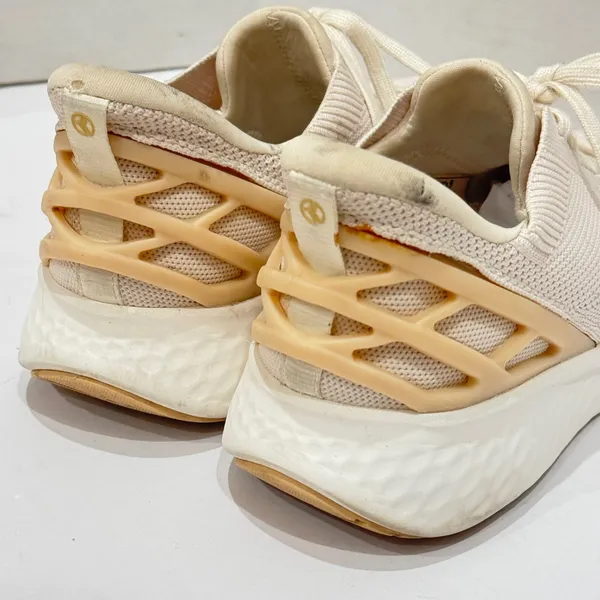 Kizik Athens Sneakers Mens 7.5‎ Womens 9 Cream Peach Shoes Hands-Free Cage G2FC - Image 7