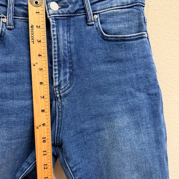 MOTHER Crop Jeans Shoot To Thrill Blue Denim Size 27- Stretch *ALTERED - Image 14