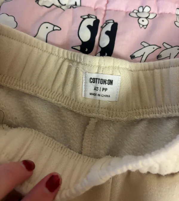 Cotton On Cream Cargo Sweatpants - Image 2