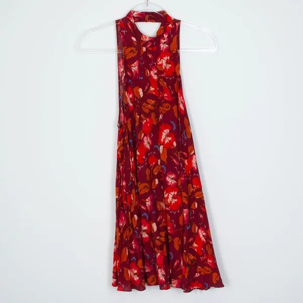 Intimately Free People High Neck Floral Swing Dress Womens Size‎ Small - Image 3