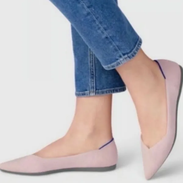 Rothy's The Point shoe in light pink - Image 3