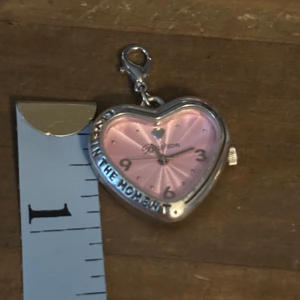 Brighton Live In The Moment heart watch charm - Image 2