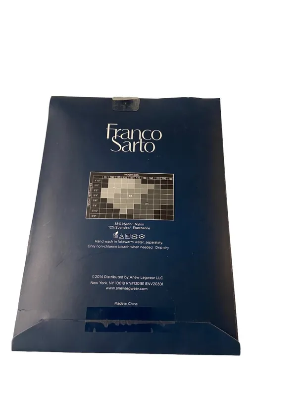 Franco Sarto Control Top Sheer Pantyhose Nude Size A NWT Special Occasion Glam - Image 4
