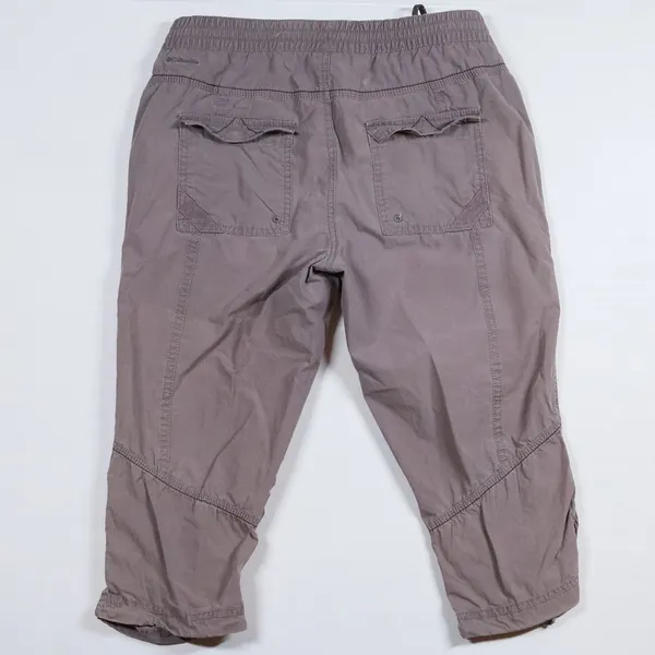 Columbia‎ Capri Pants Womens 6 Gray Ruched Hem Hiking Outdoor Utility Crop Capri - Image 2