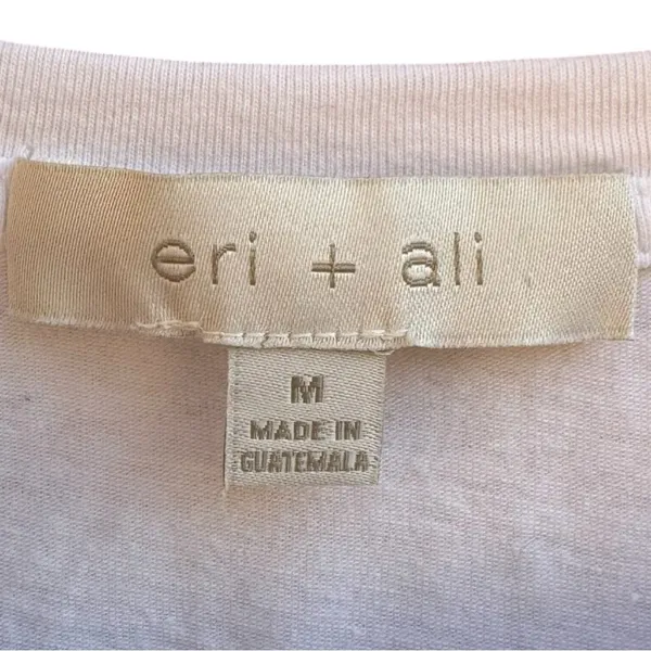 Anthropologie Eri + Ali White Puff Sleeve Top - Image 3