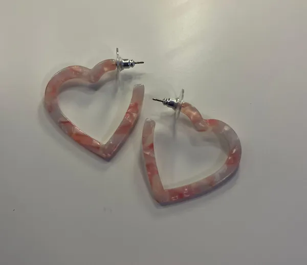 Roller Rabbit Heart Earrings - Image 3