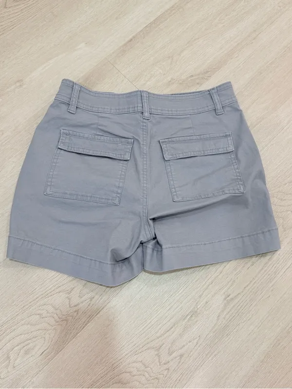 a new day Light Gray High-Rise Patch Pocket Women's Shorts - Image 2