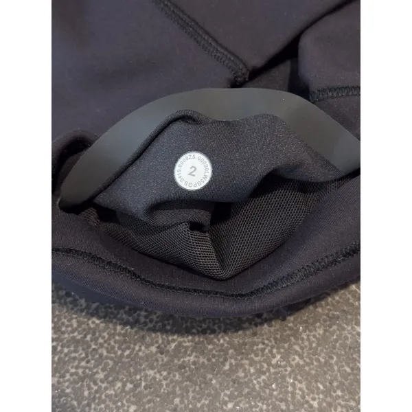 Lululemon Womens Legggings Black In Movement Pull On Stretch Gym Yoga Size 2 - Image 4