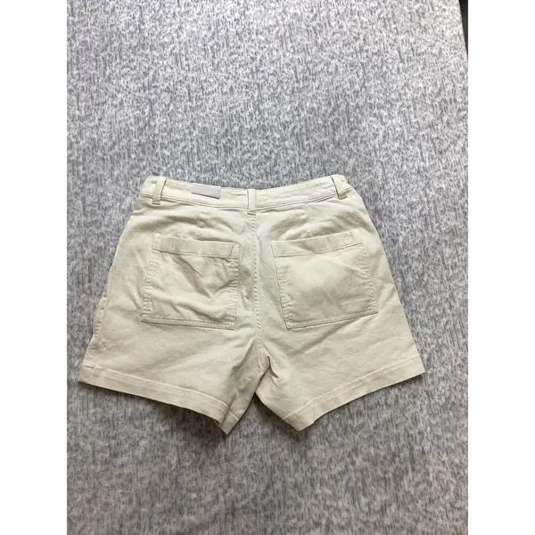 Alpine Design Womens‎ 6 Mixed Fabric Corduroy Shorts Off White ADW24806 NEW - Image 5
