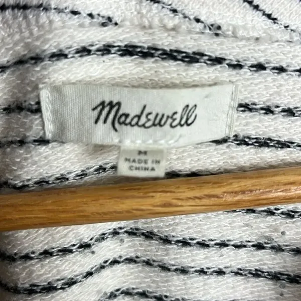 Madewell striped lace up sweater - Image 3