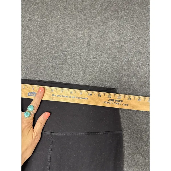 Lululemon Groove Super-High-Rise Flared Pant Nulu‎ Black Size 6 - Image 4