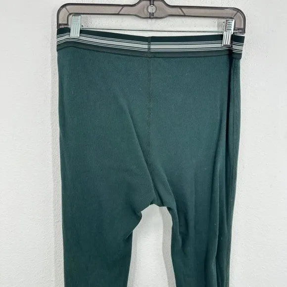 SKIMS L/G Ribbed Long Sleeve Leggings‎ Forest Green Lounge Sleep Athleisure - Image 8