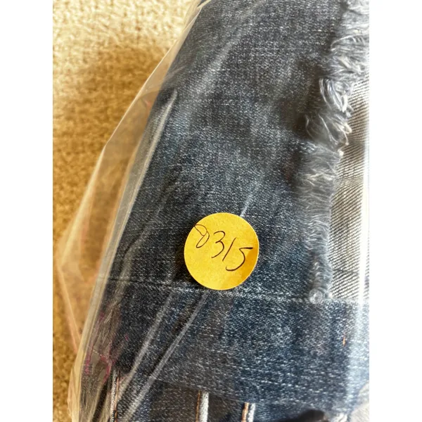 Mother Flare Jeans 31 Blue Frayed Raw Hem High Rise Boho Casual - Image 11