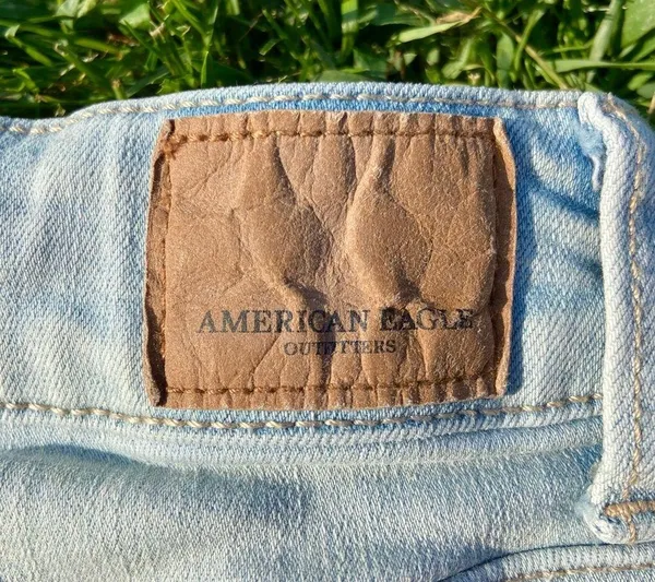 Light Wash High Waisted  Shorts - Image 7