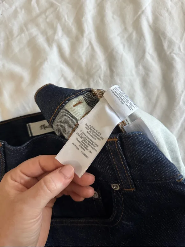 Madewell Women’s The Vintage Flare Jean NWT US 26 Petite Dark Wash Cotton - Image 13
