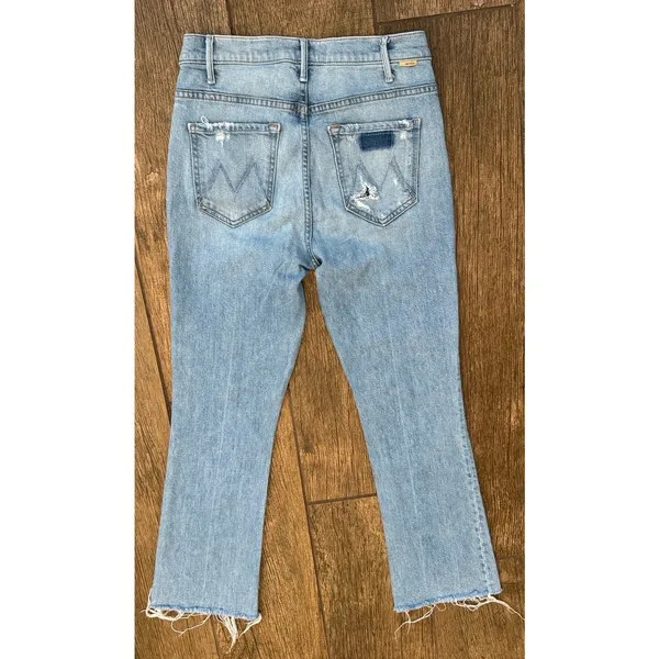 Mother Denim The Hustler Ankle Fray On The Ropes Jeans Size 27 - Image 5