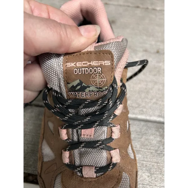 Skechers Selmen‎ West Highland Brown/Tan Waterproof Hiking Shoes Womens Size 8.5 - Image 9