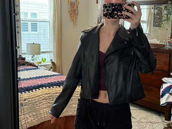 Bagatelle Faux Leather Jacket - Image 2