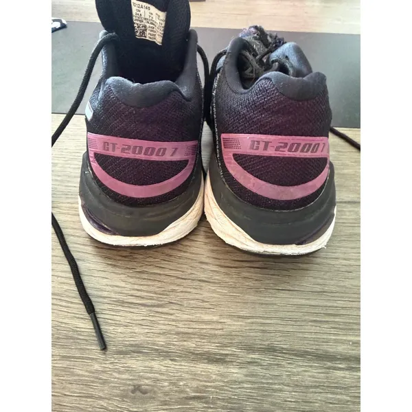 ASICS GT-2000‎ 7 Womens Running Shoes Black Pink 1012A146 Size 7.5 Wide - Image 7
