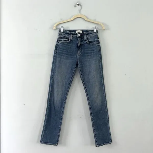 Favorite Daughter The Erin‎ High Rise Slim Straight Medium Indigo Jeans - Image 4