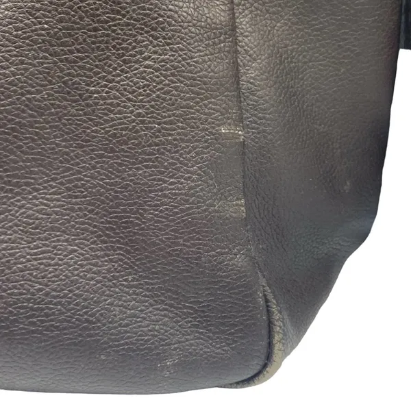 ILI NEW YORK and TORONTO dark brown genuine leather tote bag - Image 5