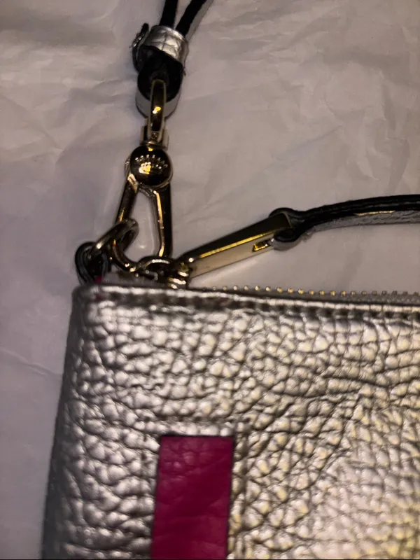 Juicy Couture “Love” Wristlet Silver With Multicolored Love Letters - Image 4