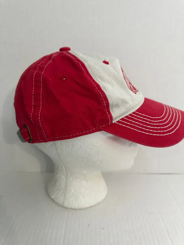 Bass Pro Shops Red and White Logo Trucker Cap - Image 3