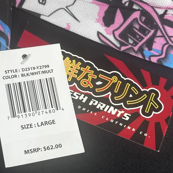 Fresh Prints of Tokyo Anime Graphic Jogger Pants Size Large NWT - Image 9