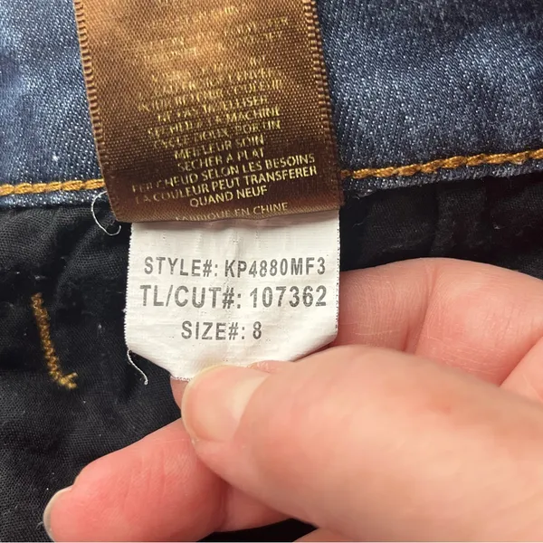 Kut From the Kloth Diana Skinny Women SZ 8 Blue Denim‎ Jean Five Pockets - Image 4