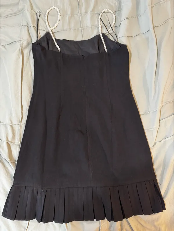 Black Mini Dress Size M - Image 2