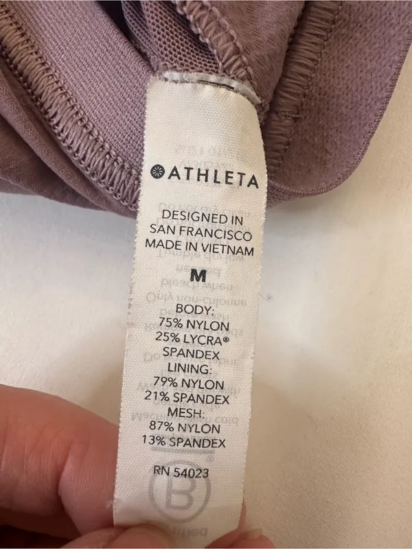 Athleta Dusty Mauve Ruched Cutout Bralette Tank - Image 5