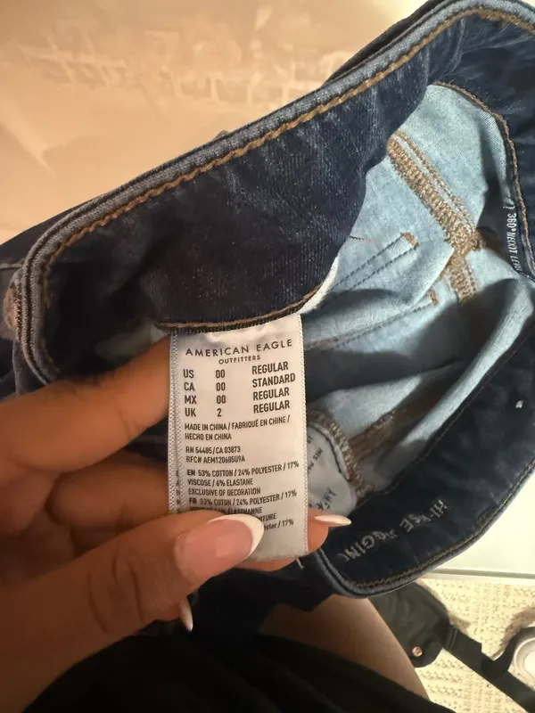 Blue American Eagle Jeans - Image 4