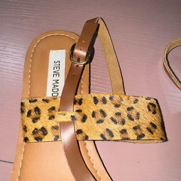 Steve Madden Finale Size 9 Leopard print Sandal - Image 3
