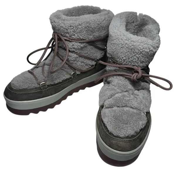 COUGAR Women’s Size 9 Gray Verity Shearling Waterproof Cold Weather Boots - Image 2