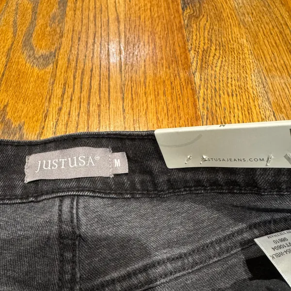 Just USA Denim Shorts Black Women’s - Image 3