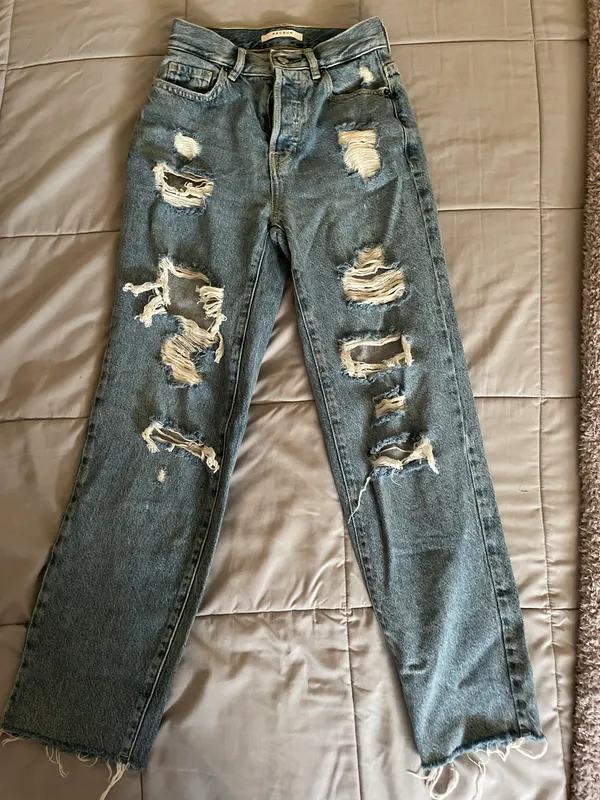 PacSun High Rise Ripped Jeans - Image 2