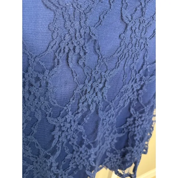 Altar'd State Blue Lace Bell Sleeve Open Back Mini Dress NWT M‎ Romantic Whimsy - Image 8