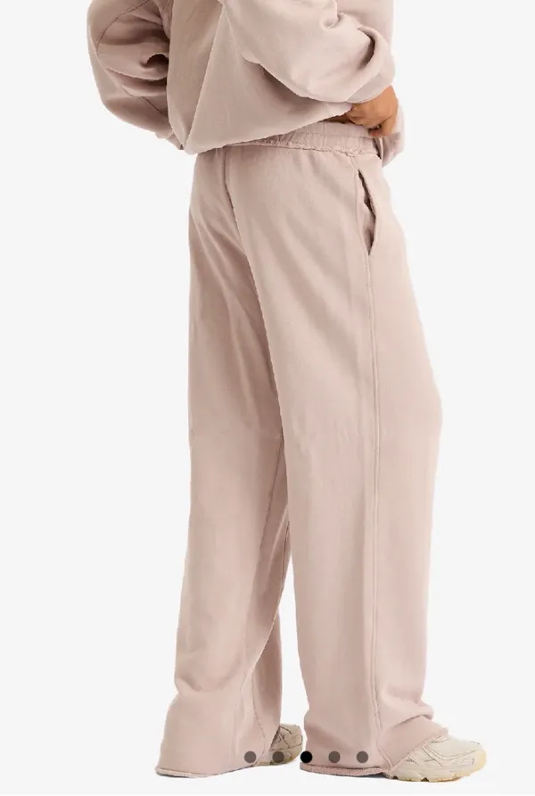 Skims Wide Leg French Terry Sweatpants Fawn - Image 2