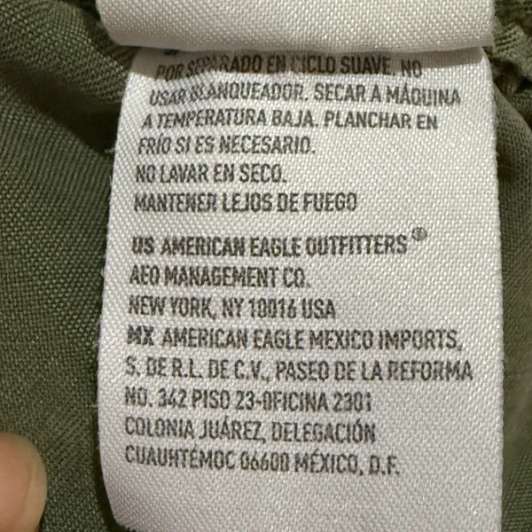 AMERICAN EAGLE OUTFITTERS Distressed Green Jogger Pants - Image 11