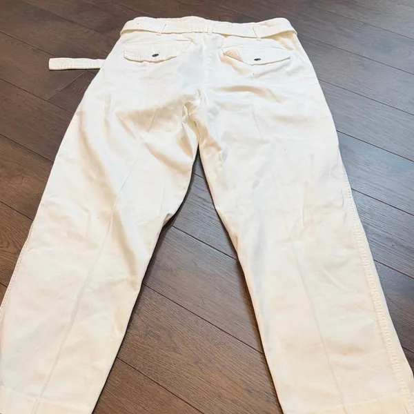 Banana Republic White/Cream Wide Leg Women’s Pants Size 6 C24-011 - Image 8