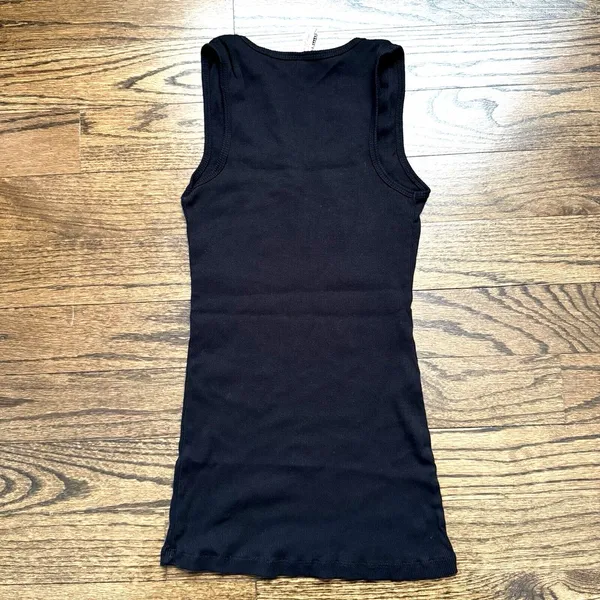 Bridesmaid Womens 3D Black Tank Top Shirt Size Large Wedding Party Bridal Shower - Image 5