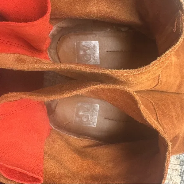 Dolce vita DV booties Suede‎ Leather Zipper Zip Up Size 7.5 GUC - Image 7